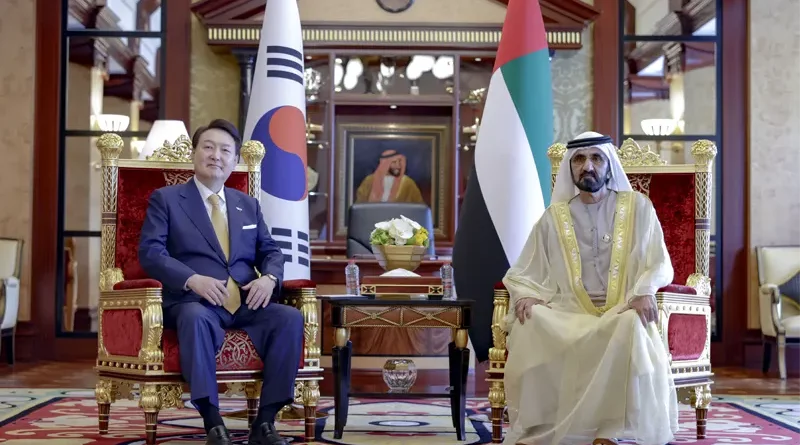 Mohammed bin Rashid meets President of South Korea