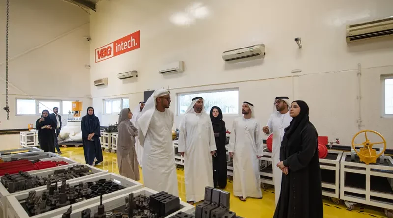 Sarah Al Amiri visits Bin Ghalib facility