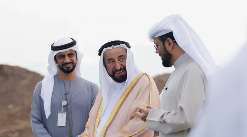 Sharjah Ruler inspects Mleiha wheat farm