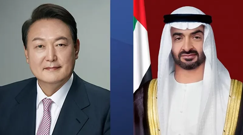 UAE President receives President of Korea