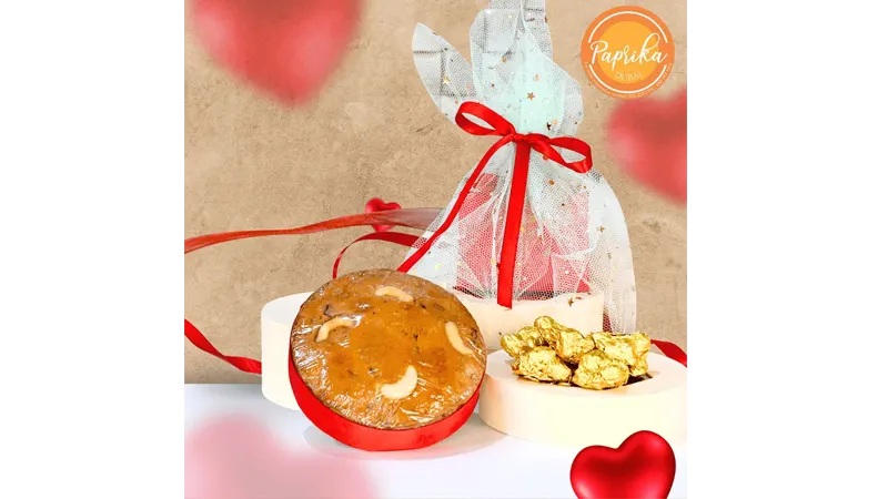 Love struck plum cake,50AED