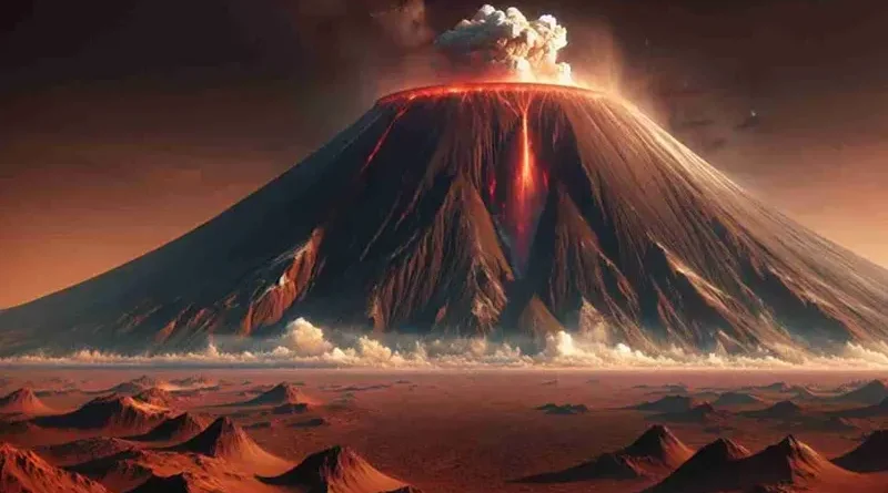 volcanic eruption