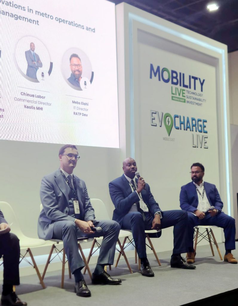 Keolis MHI Shared Global Insights on Rail Operations and Maintenance at Middle East Rail 2025 2 Chinua-Labor,-Commercial-Director--Keolis-MHI,-at--Expert-Panel-on-Innovations-in-Metro-Operations--ME-RAIL-2025