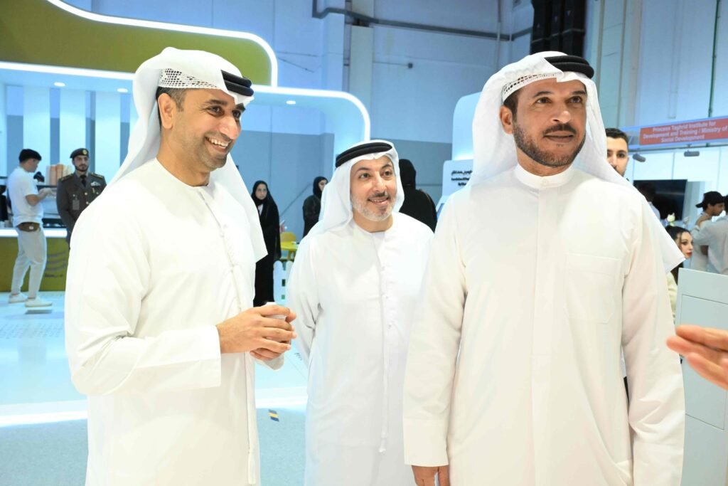 Sheikh Mansoor bin Mohammed Visits GDRFA Dubai Booth at AccessAbilities Expo 2025 2 WhatsApp Image 2025-10-08 at 09.47.59