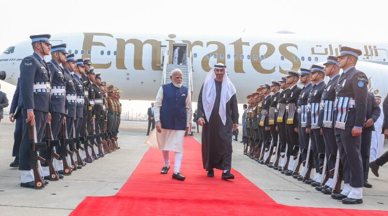 Narendra Modi breaks protocol goes to airport to welcome UAE President Sheikh Mohamed bin Zayed Al Nahyan