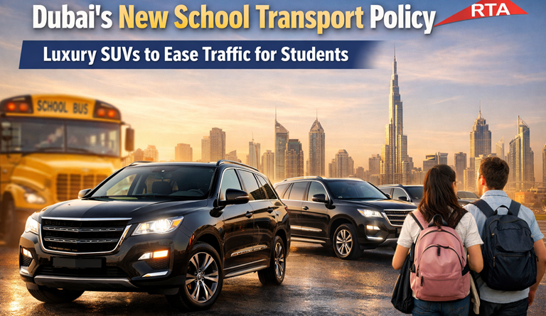 Dubai Launches New School Transport Policy: RTA Pilots Pooled SUVs to Reduce Traffic and Enhance Student Comfort