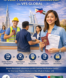 Big Relief for UAE Filipino Workers as VFS Global Launches Seamless Contract Verification