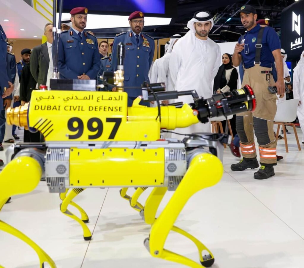 Dubai Civil Defence unveils high-tech firefighting robot for emergency response
