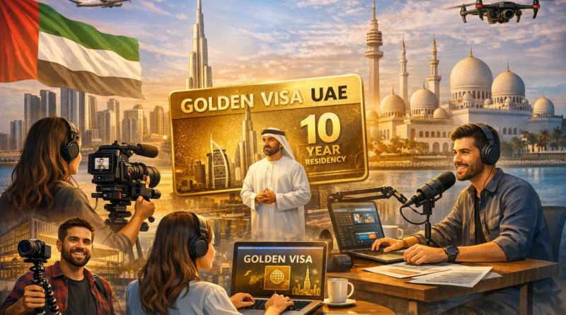 UAE Launches 10-Year Golden Visa for Content Creators: A New Era for the Global Creative Economy