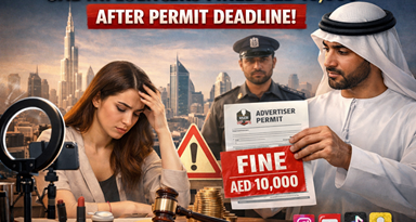 UAE Influencers Risk AED 10,000 Fine for Missing January 31 Advertiser Permit Deadline