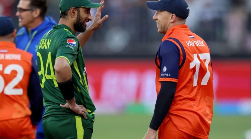 Pakistan Escape With 3-Wicket Win Against Netherlands in T20 World Cup Opener