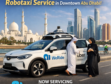 WeRide and Uber Launch First Commercial Robotaxi Service in Downtown Abu Dhabi