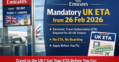 Emirates Warns Dubai Passengers: UK Electronic Travel Authorisation (ETA) Mandatory from 26 February