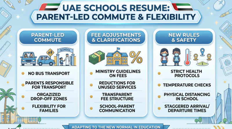UAE Schools Resume Without Buses: Ministry Clarifies Flexibility, Fees and Rules UAE Schools Resume Without Buses