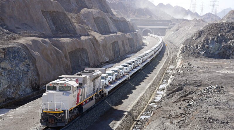 In a national milestone, Al Masaood Automobiles and Etihad Rail complete first rail shipment for automotive dealership in UAE