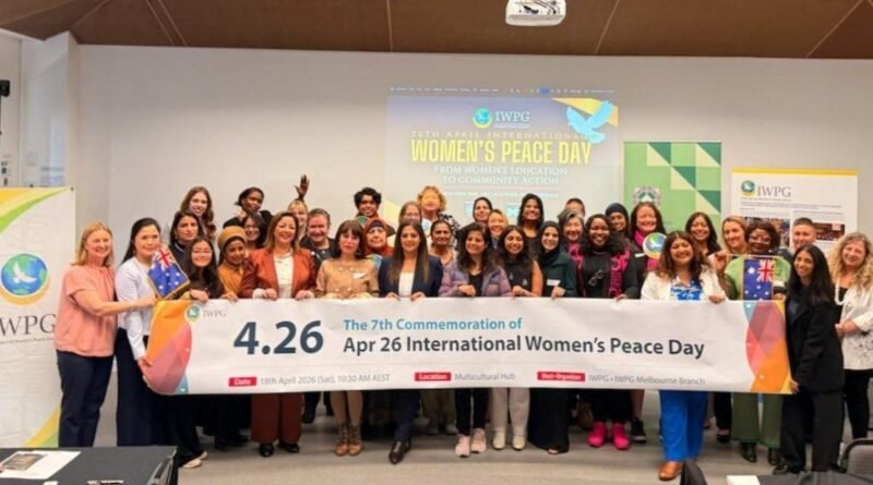 Women Around the World Mark ‘April 26 International Women’s Peace Day’ Across Five Continents